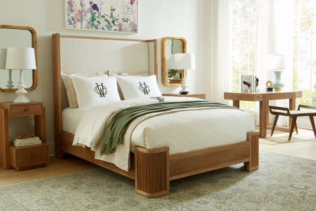 Atlas Queen Bed Soft Glow Oak