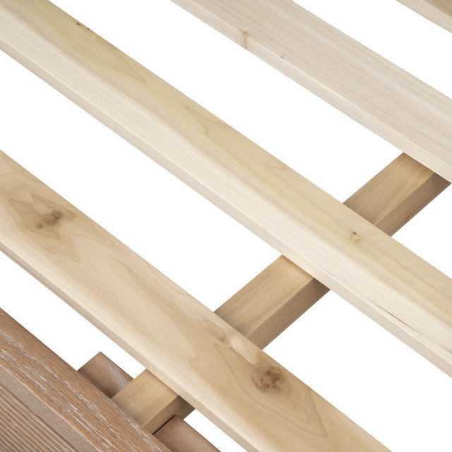 Atlas Queen Bed Soft Glow Oak
