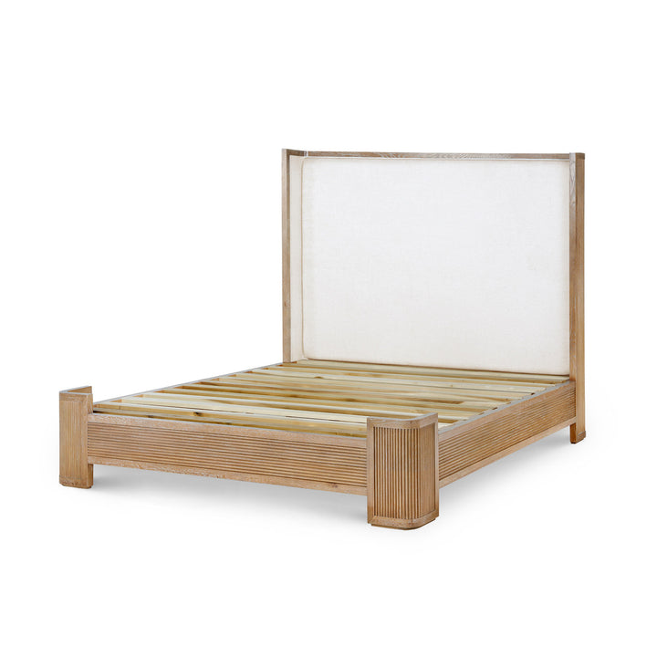 Atlas King Bed  Soft Glow Oak