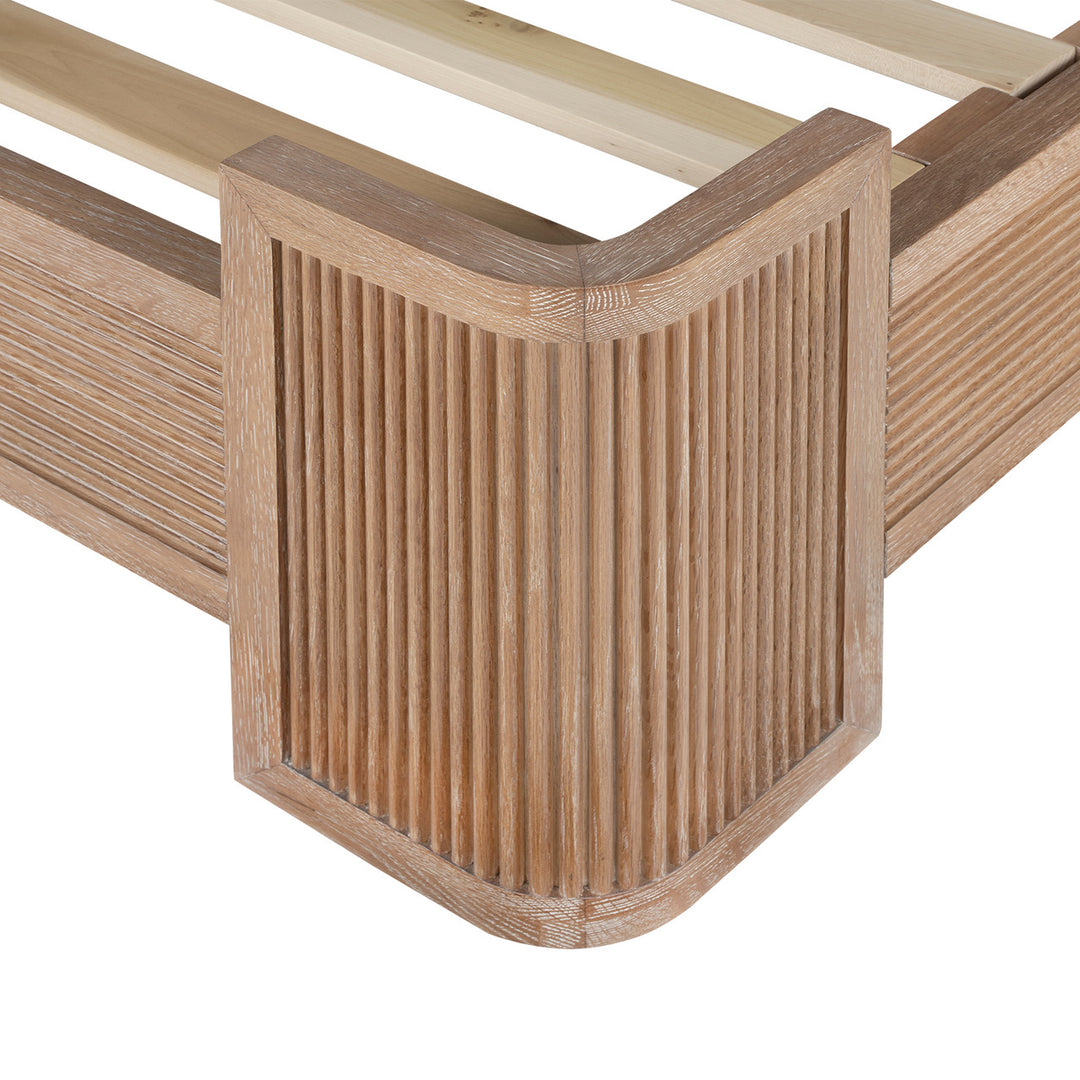 Atlas King Bed  Soft Glow Oak