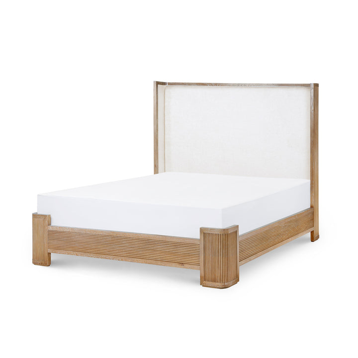 Atlas King Bed  Soft Glow Oak