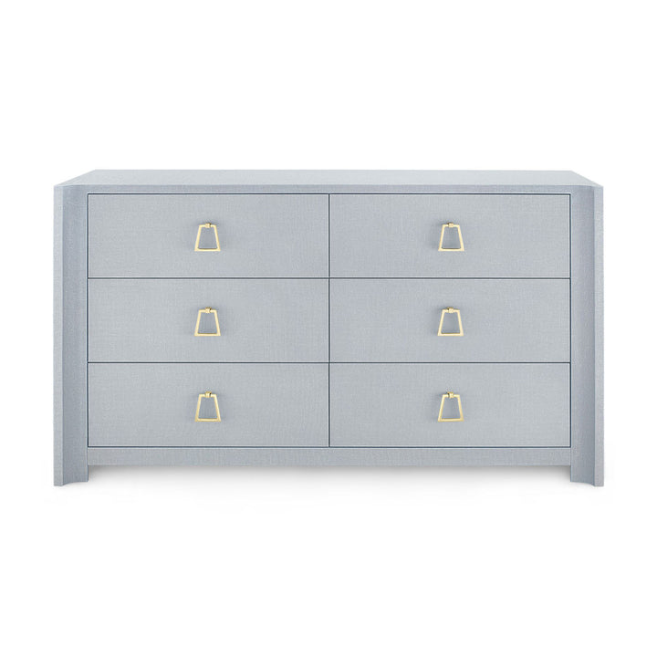 Audrey Extra Large 6-Drawer Washed Winter Gray
