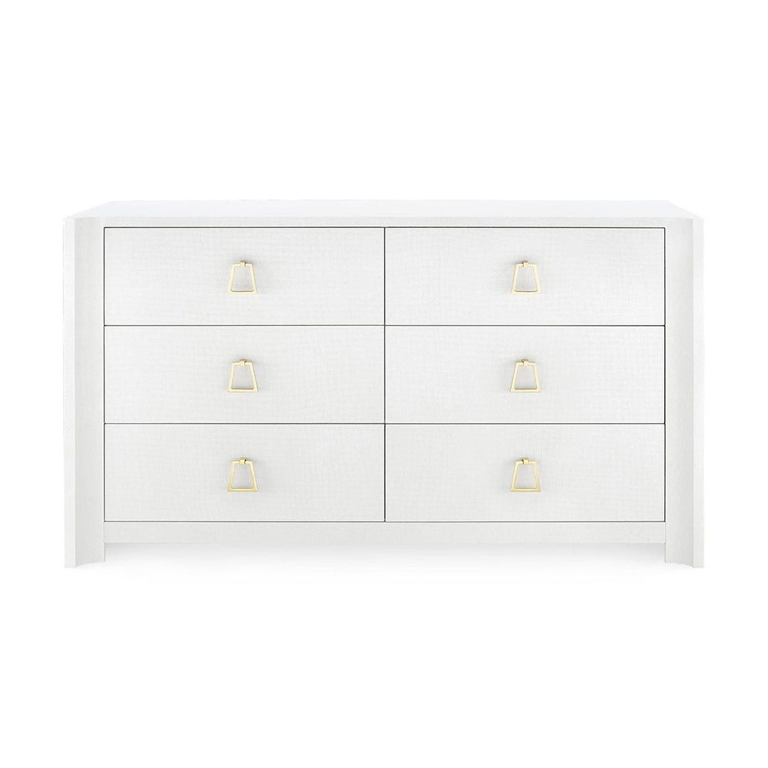 Audrey Extra Large 6-Drawer Cream
