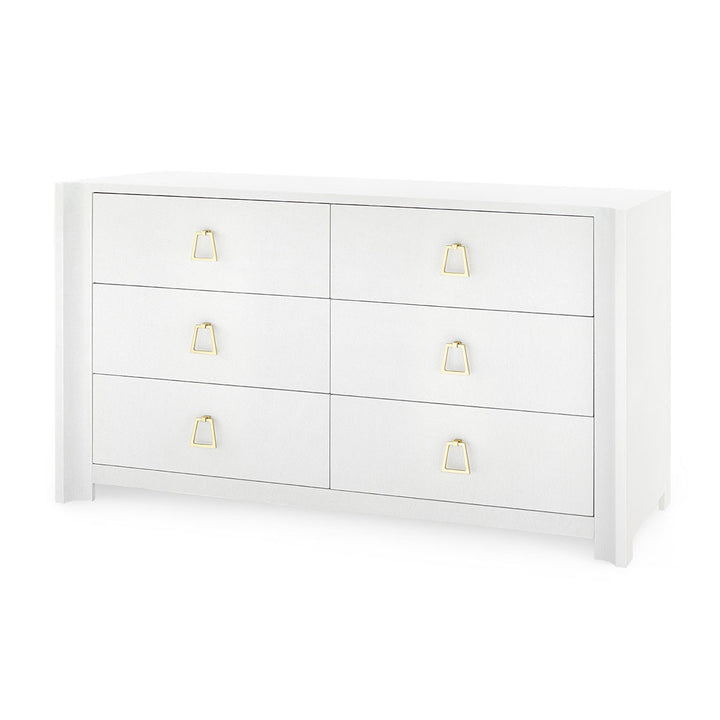 Audrey Extra Large 6-Drawer Cream
