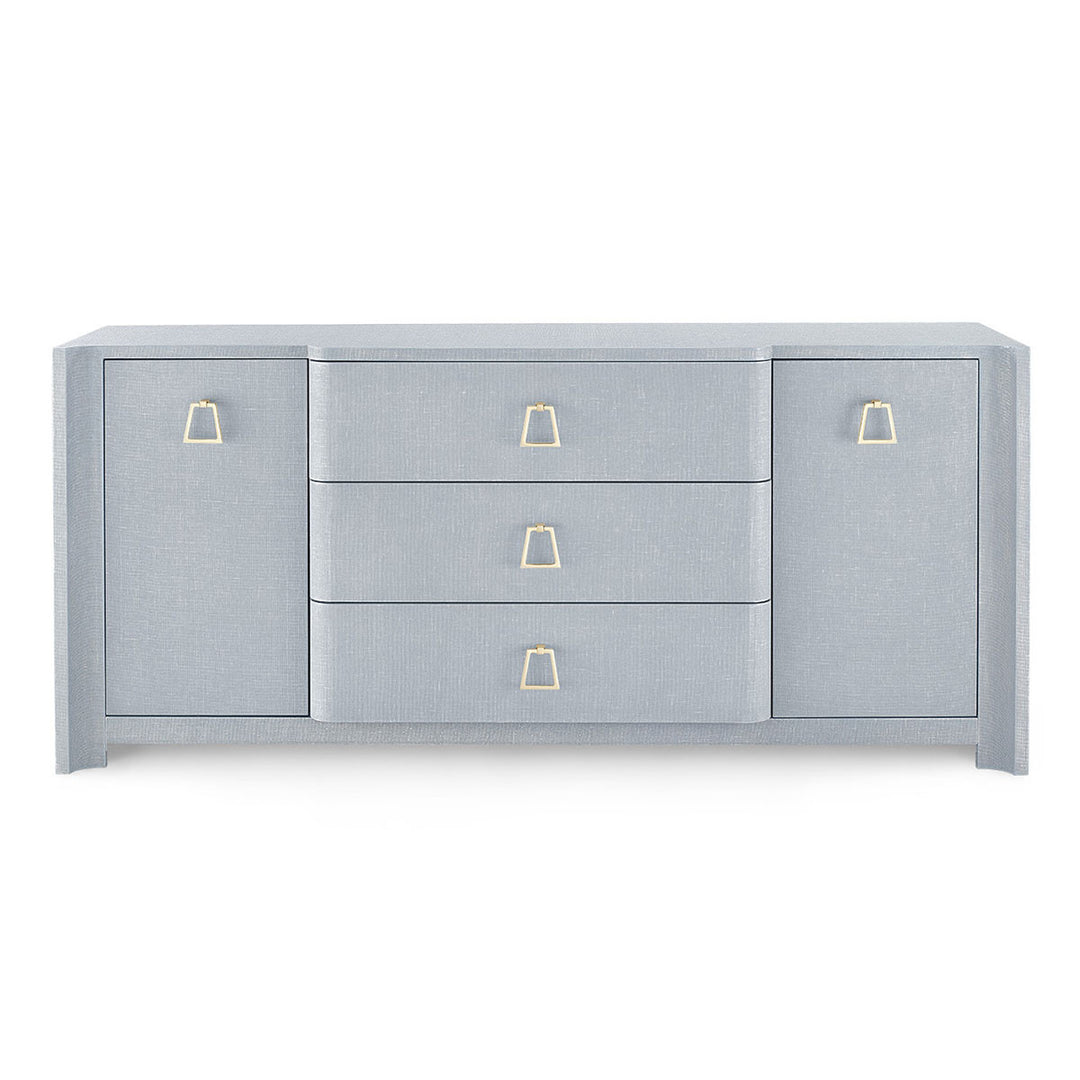 Audrey 3-Drawer &amp; 2-Door Washed Winter Gray