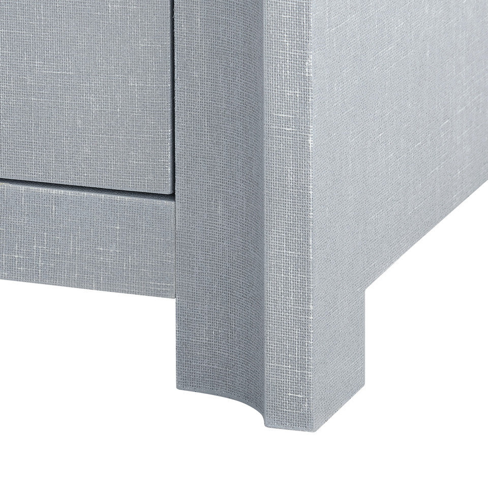 Audrey 3-Drawer &amp; 2-Door Washed Winter Gray