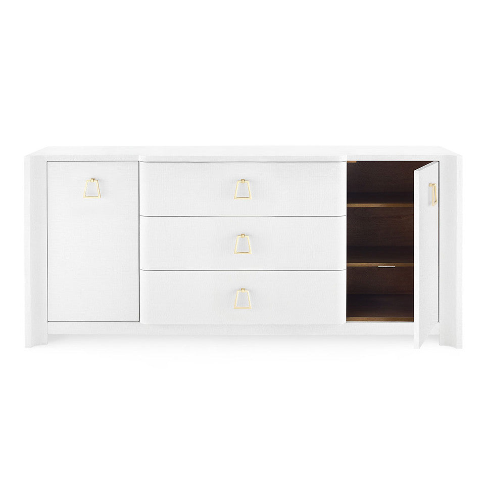 Audrey 3-Drawer &amp; 2-Door Cabinet Cream