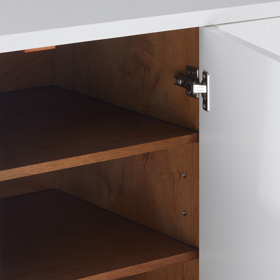 Audrey 3-Drawer &amp; 2-Door Cabinet Cream