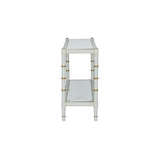 Conner Cane Console - Gray
