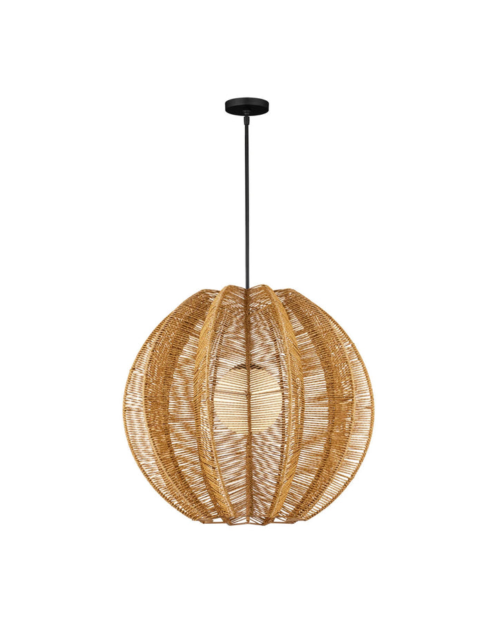 Barbary Fluted Outdoor Pendant