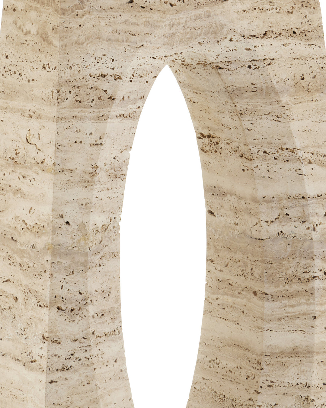 Demi Travertine Console Table Natural