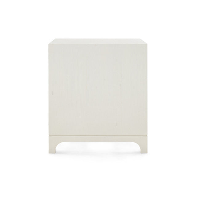 Barrett 3-Drawer Side Table Sand White