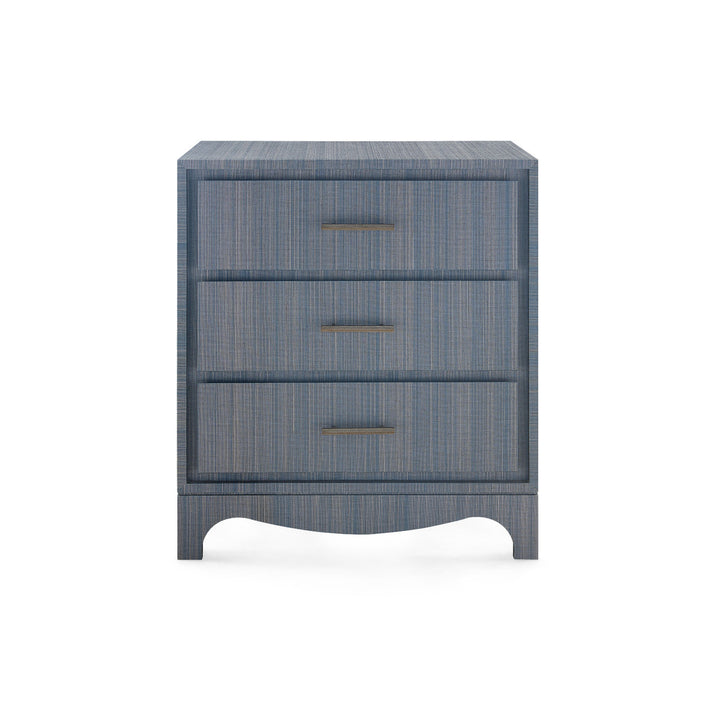 Barrett 3-Drawer Side Table Denim Mist