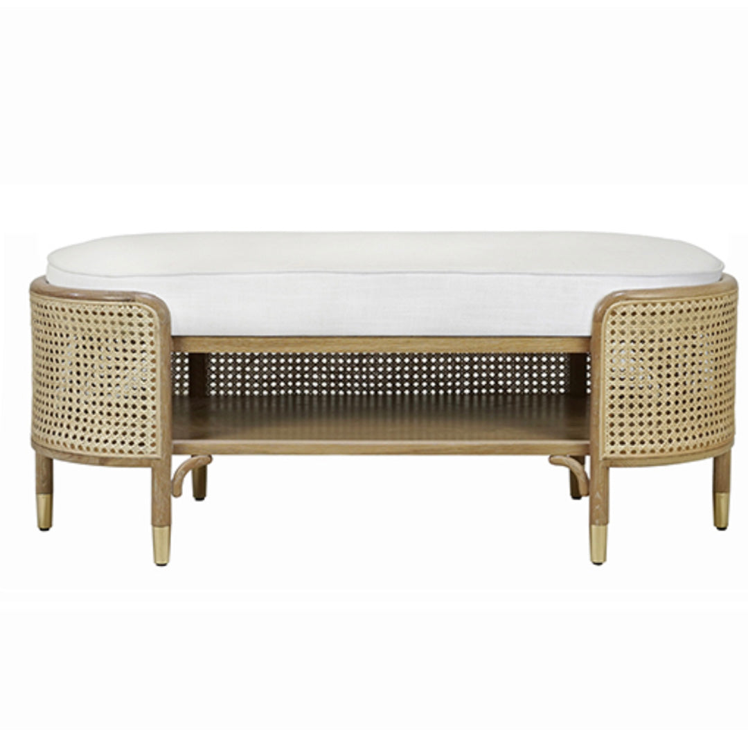 Beale Bench - Cerused Oak