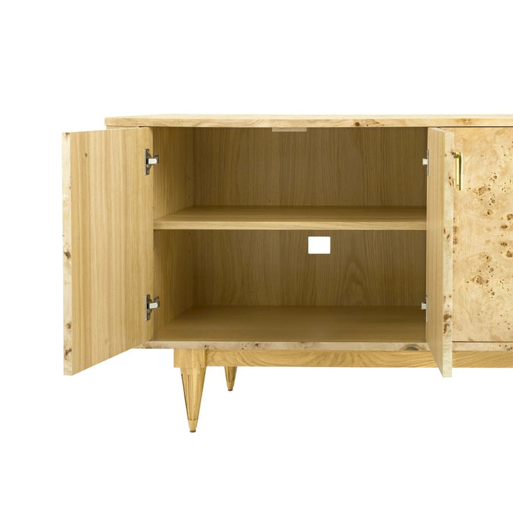 Beau 4-Door Cabinet - Burl