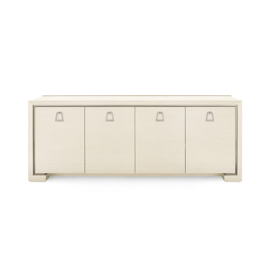 Blake Four Door Cabinet Blanched Oak
