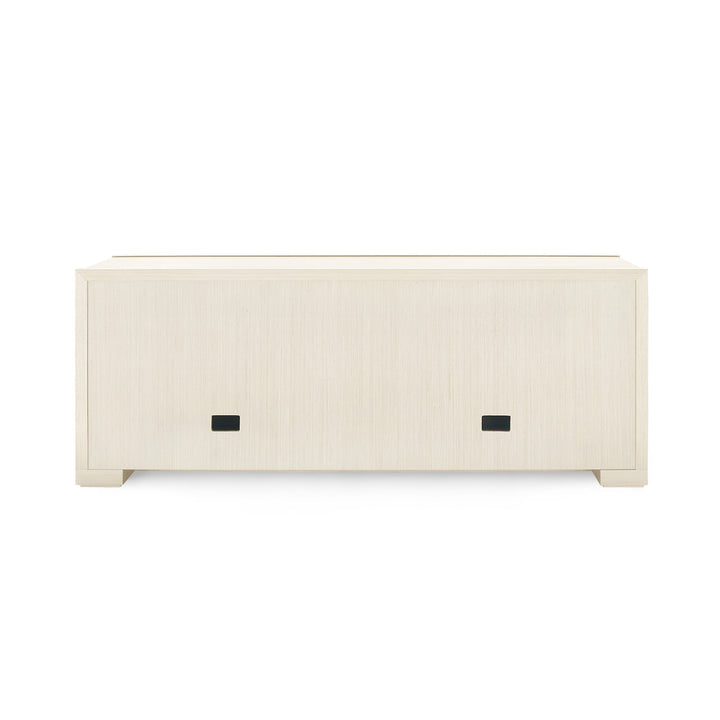 Blake Four Door Cabinet Blanched Oak