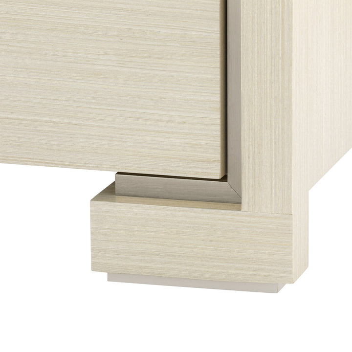 Blake Four Door Cabinet Blanched Oak