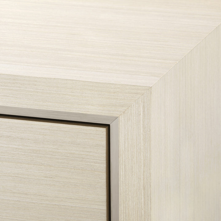 Blake Four Door Cabinet Blanched Oak