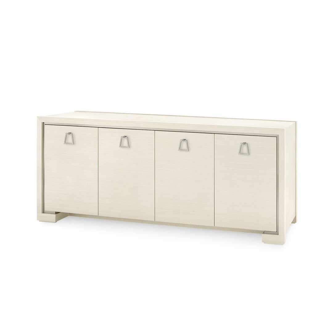 Blake Four Door Cabinet Blanched Oak