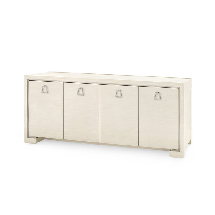 Blake Four Door Cabinet Blanched Oak