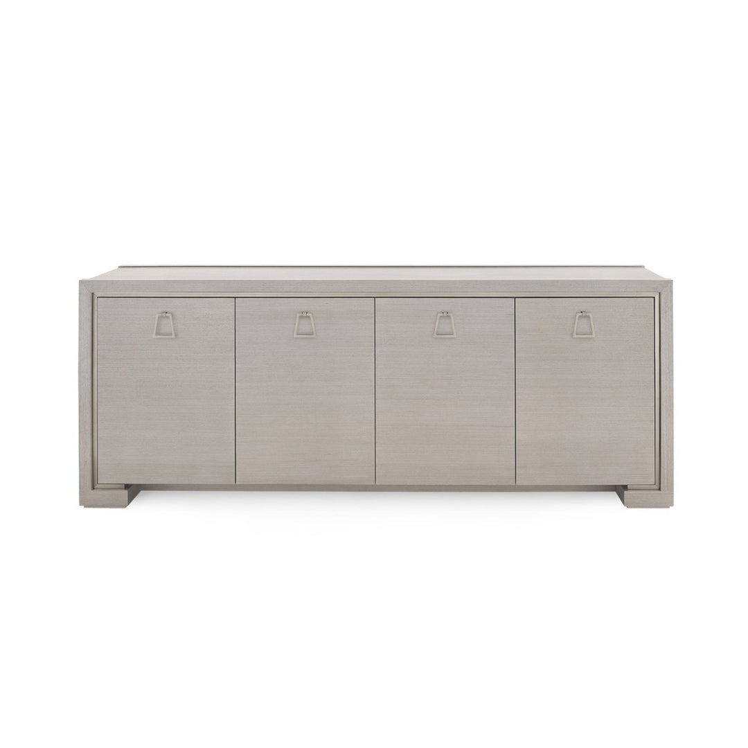 Blake Four Door Cabinet Taupe Gray