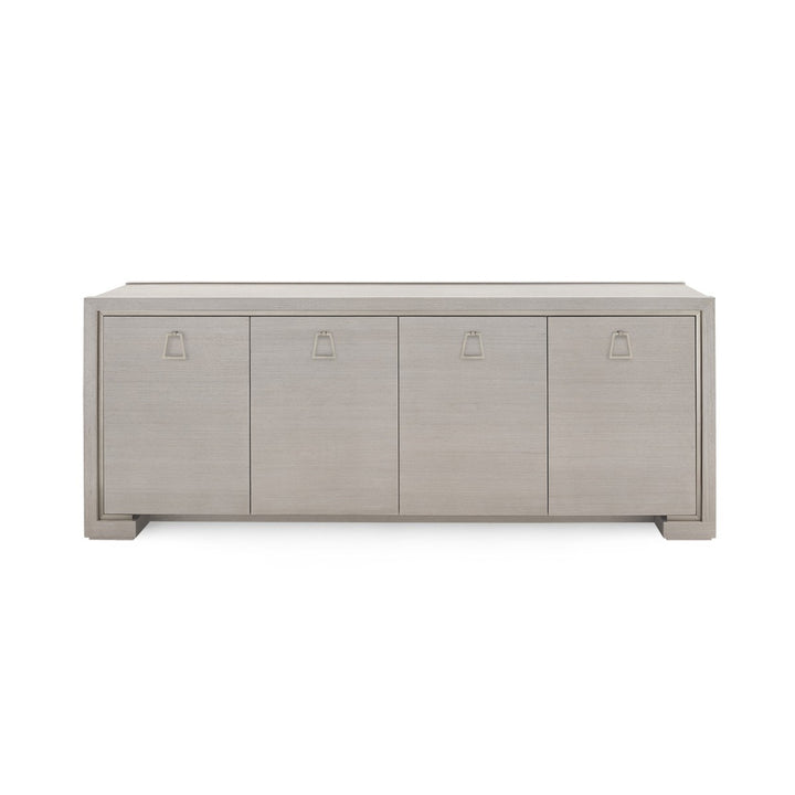 Blake Four Door Cabinet Taupe Gray