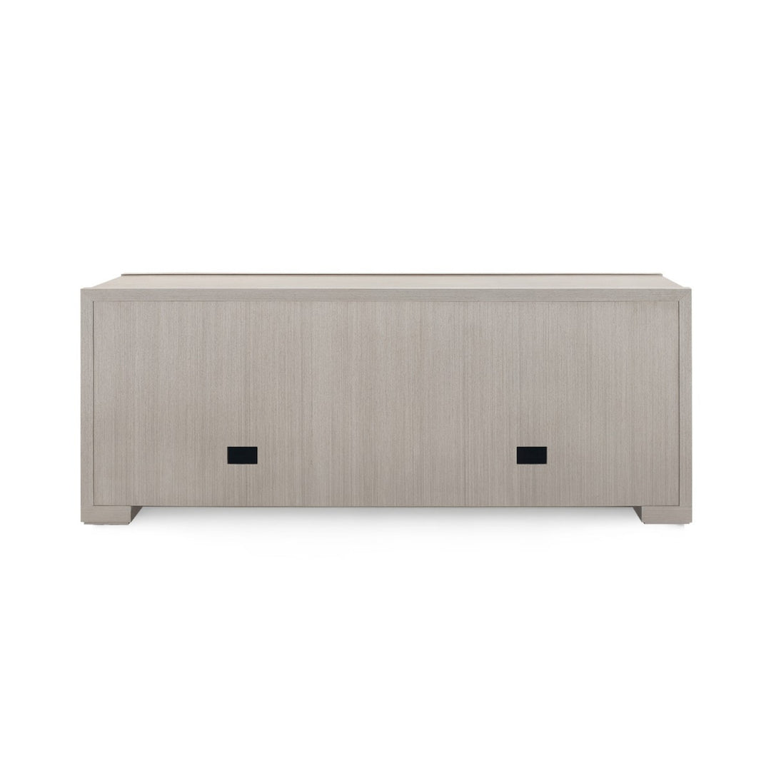 Blake Four Door Cabinet Taupe Gray