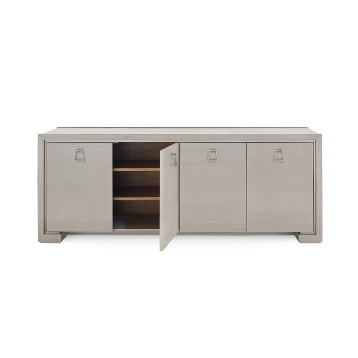 Blake Four Door Cabinet Taupe Gray