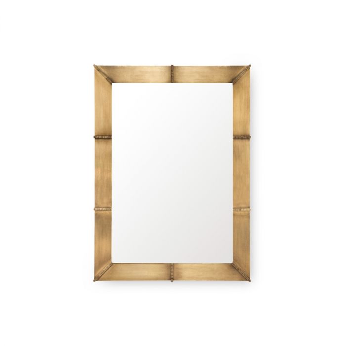 Brea Large Mirror Antique Brass