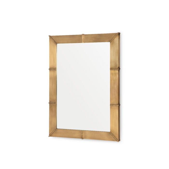 Brea Large Mirror Antique Brass
