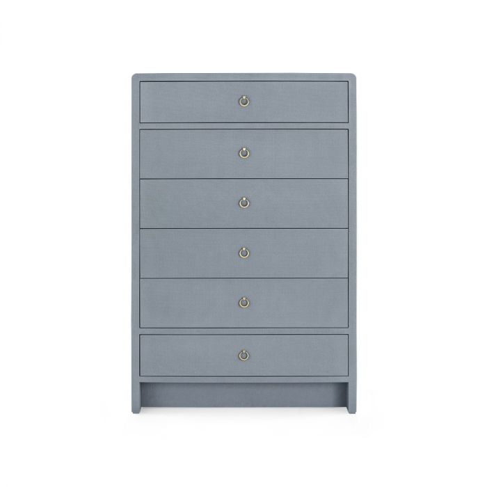 Bryant Tall 6-Drawer Dresser - Winter Gray