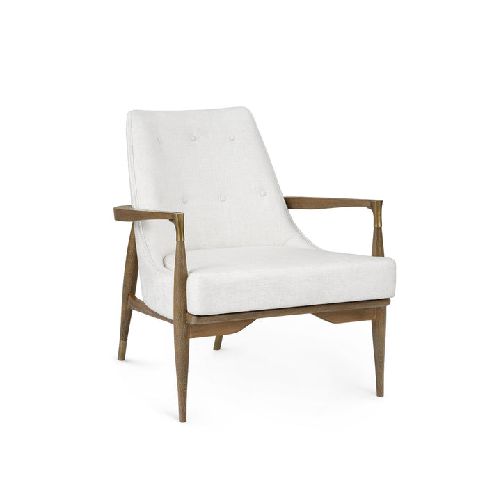 Bastian Lounge Chair - Driftwood &amp; Frosted Alabaster