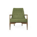 Bastian Lounge Chair - Driftwood &amp; Forest Velvet