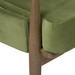 Bastian Lounge Chair - Driftwood &amp; Forest Velvet