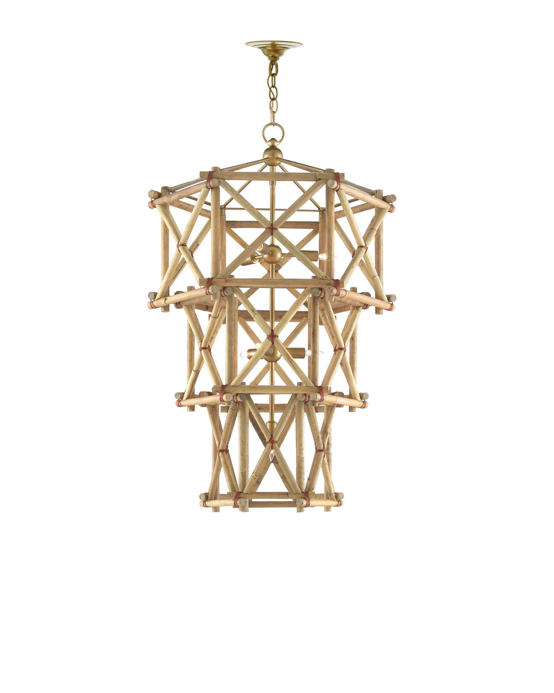 Kingali Medium Rattan Chandelier