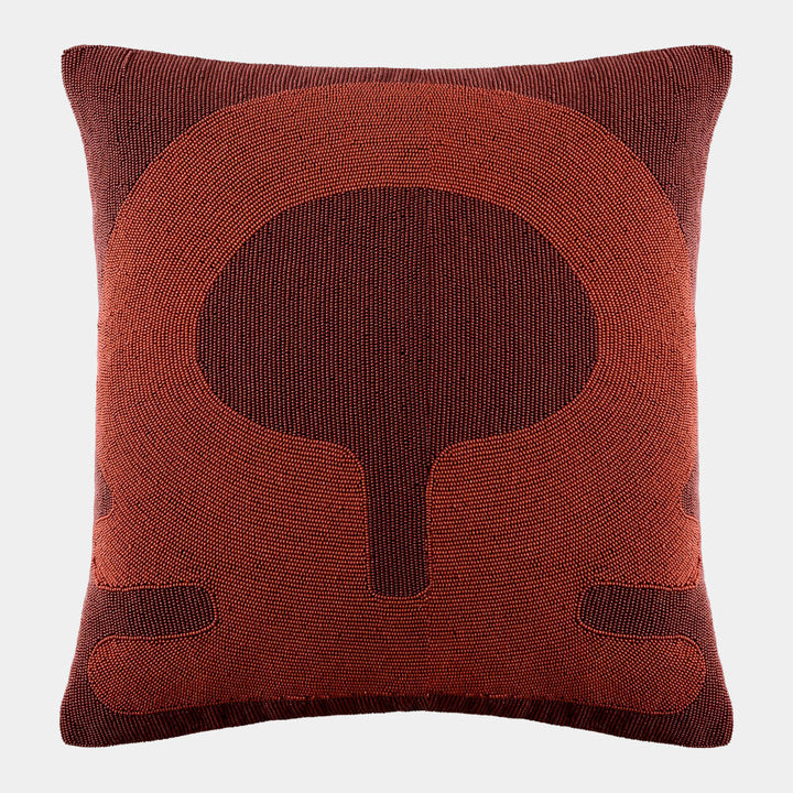 Carthago Beaded Pillow Key Rust