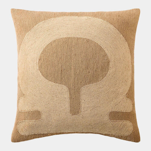 Carthago Beaded Pillow Key Sand