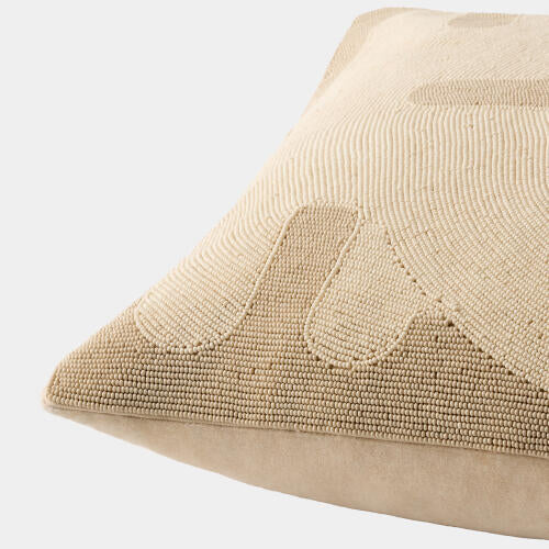 Carthago Beaded Pillow Key Sand