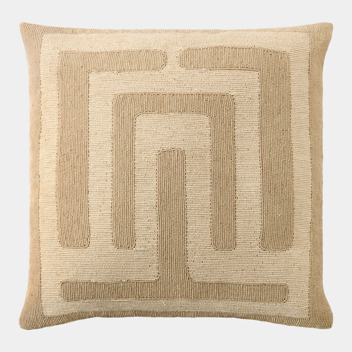 Carthago Beaded Pillow Latch Sand