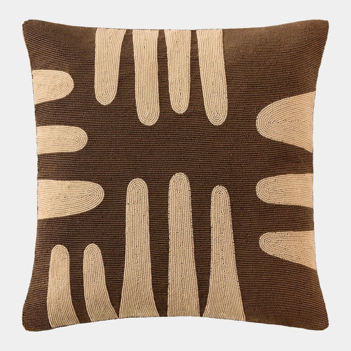 Carthago Beaded Pillow Pass Sepia