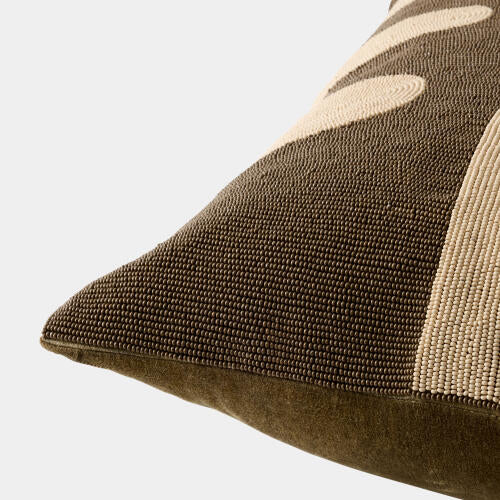 Carthago Beaded Pillow Pass Sepia
