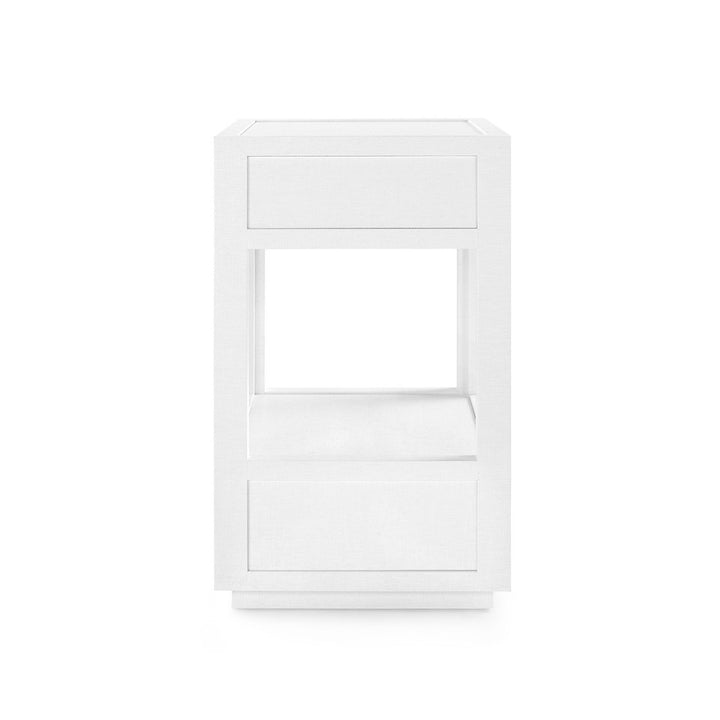 Camilla 2-Drawer Side Table Chiffon White