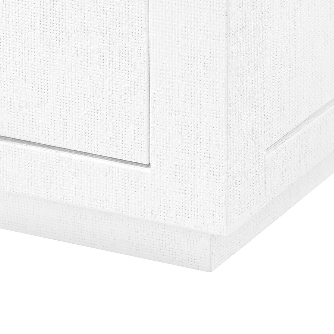 Camilla 2-Drawer Side Table Chiffon White