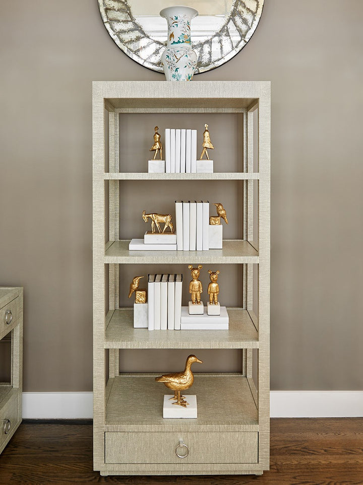 Camilla Etagere Moss Gray Tweed