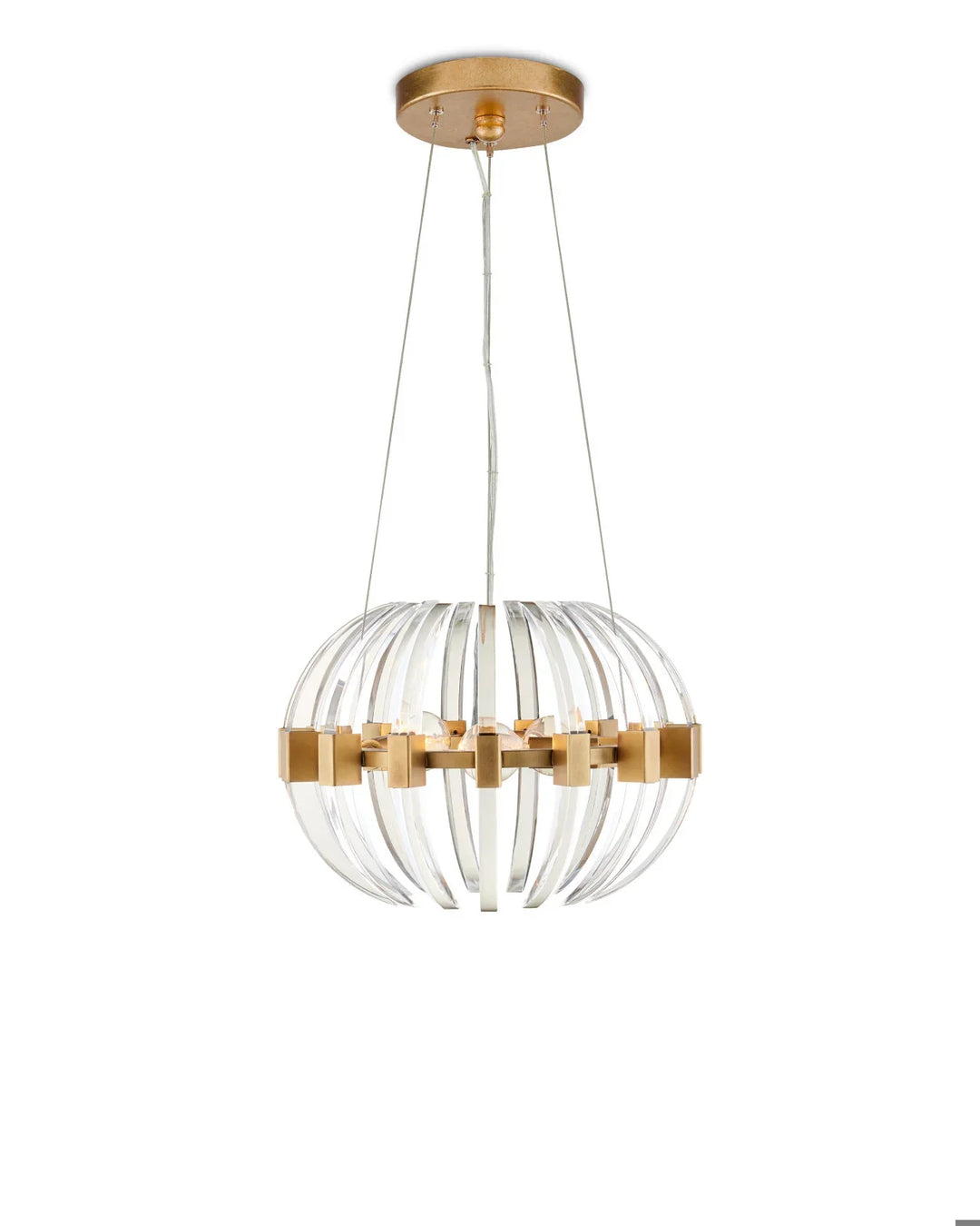 Coquette Small Brass Chandelier