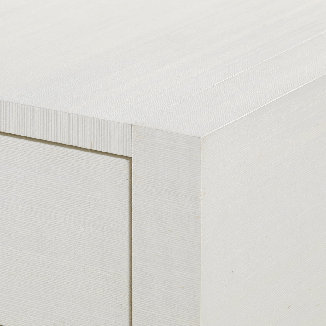 Camden 3-Drawer Side Table Sand White