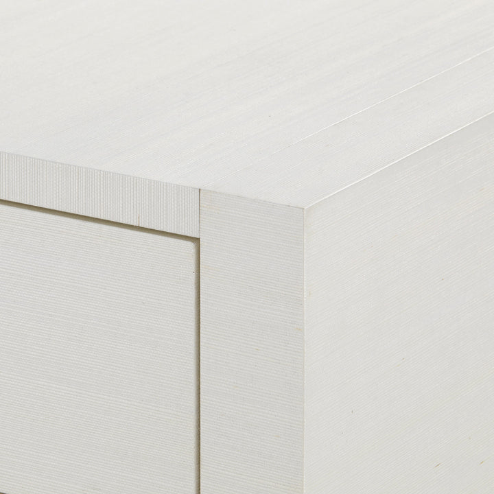 Camden 3-Drawer Side Table Sand White