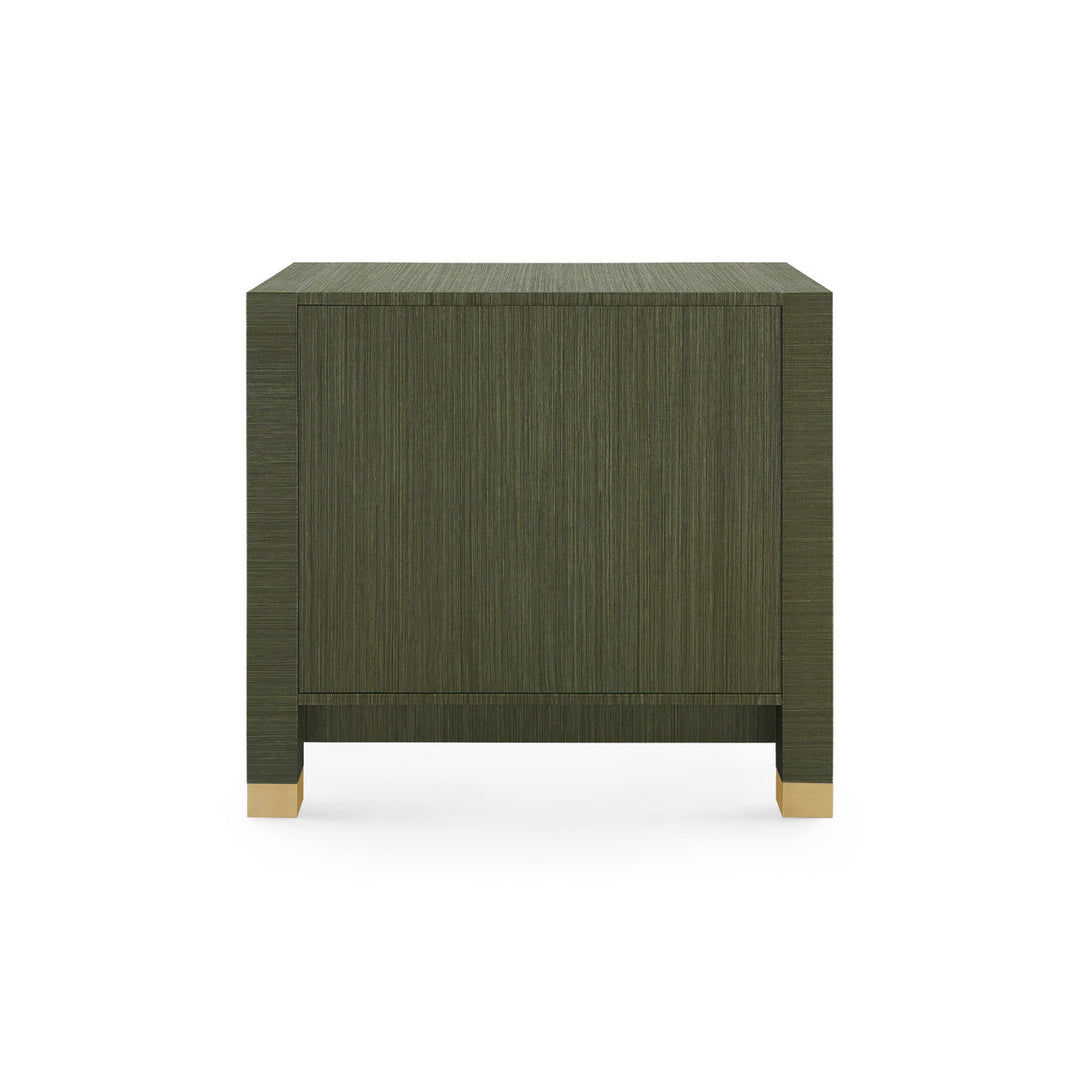 Camden 3-Drawer Side Table Deep Olive