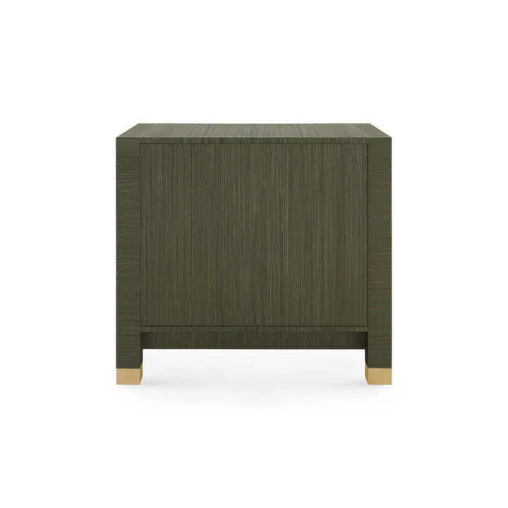 Camden 3-Drawer Side Table Deep Olive
